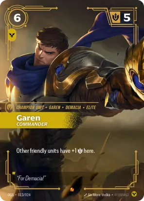 Garen - Commander (Spiritforged Nexus Night Promo)