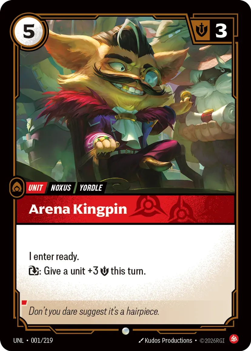 Arena Kingpin (Unleashed Nexus Night Promo)