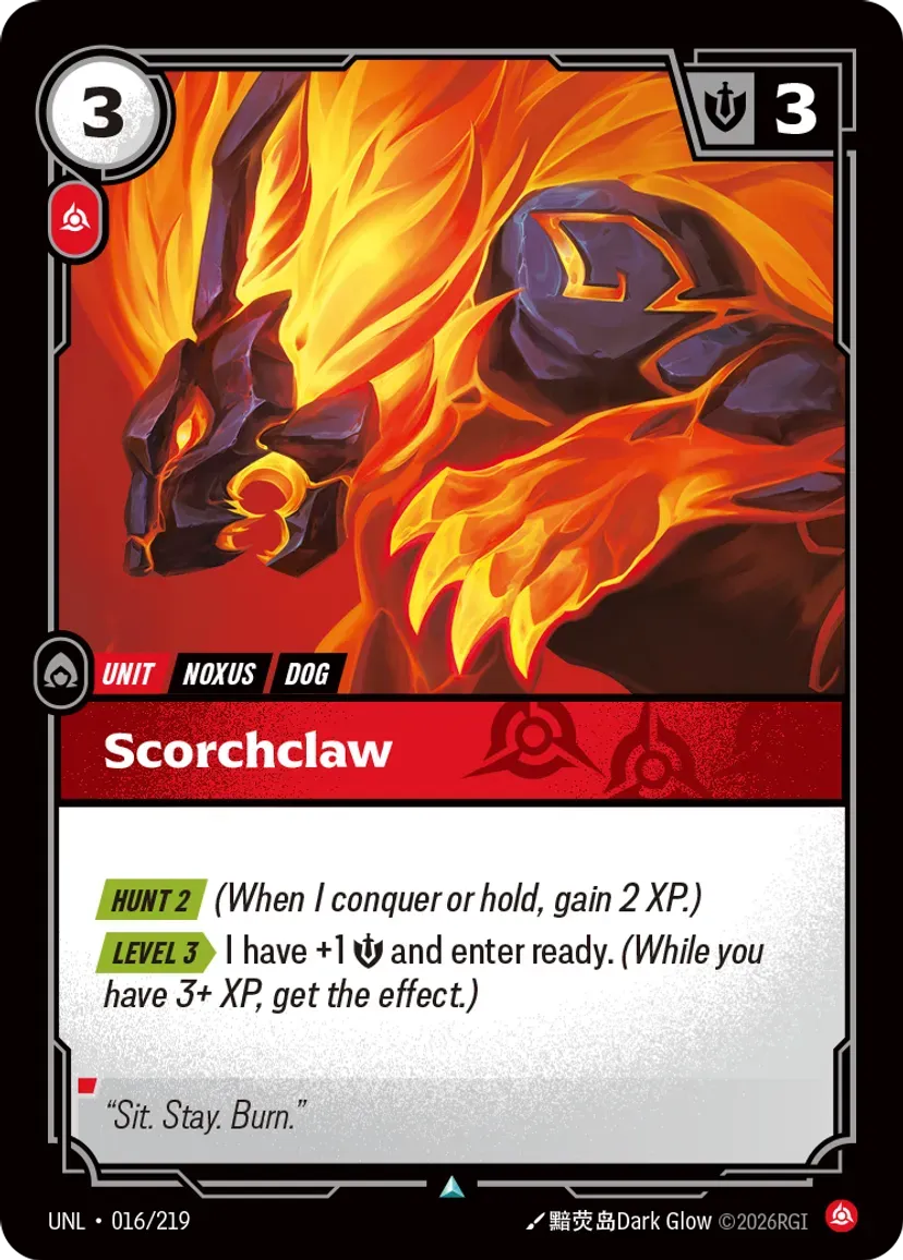 Scorchclaw (Unleashed Nexus Night Promo)